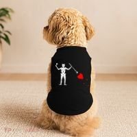Blackbeard Pirate Flag Jolly Roger Skeleton Doggie Tank thumb 2
