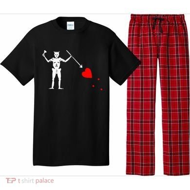 Blackbeard Pirate Flag Jolly Roger Skeleton Pajama Set