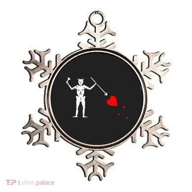 Blackbeard Pirate Flag Jolly Roger Skeleton Ornament