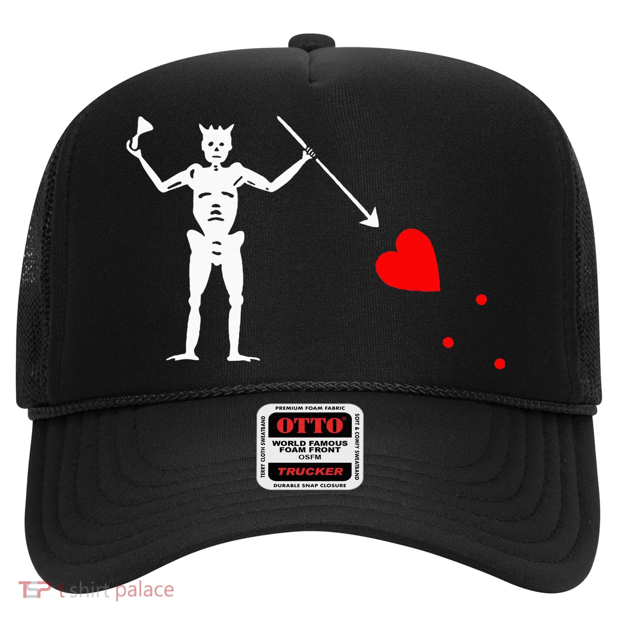 Blackbeard Pirate Flag Jolly Roger Skeleton Hat