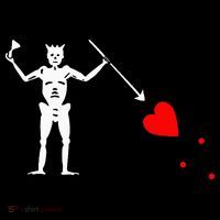 Blackbeard Pirate Flag Jolly Roger Skeleton Toddler T-Shirt thumb 4