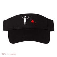 Blackbeard Pirate Flag Jolly Roger Skeleton Visor thumb 0