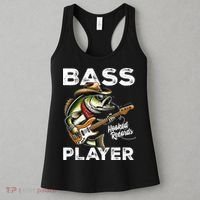 Bass Player Funny Fishing Catch Bass Fish Women's Tank Top thumb 3