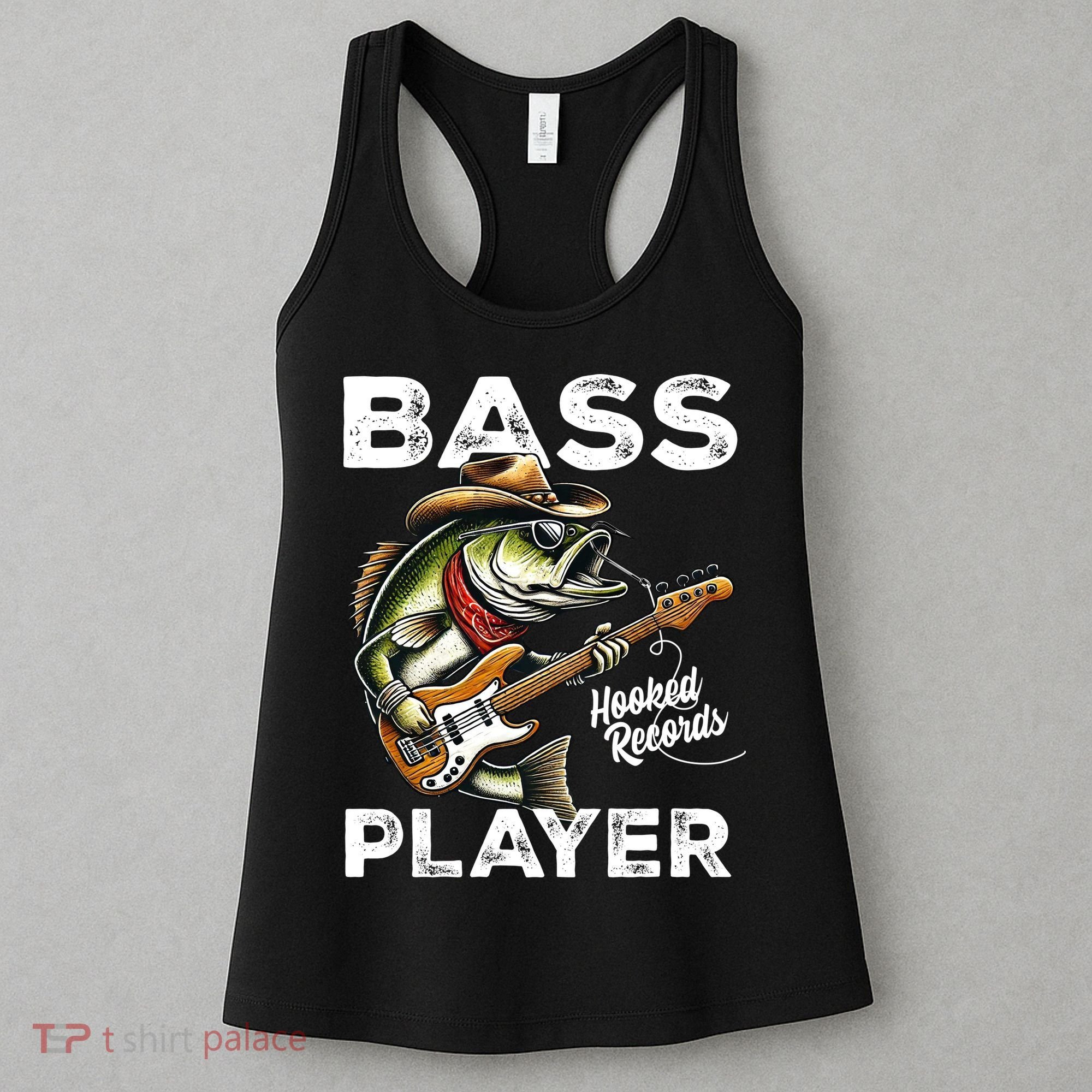 Bass Player Funny Fishing Catch Bass Fish Women's Tank Top