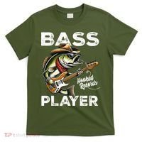 Bass Player Funny Fishing Catch Bass Fish T-Shirt thumb 0