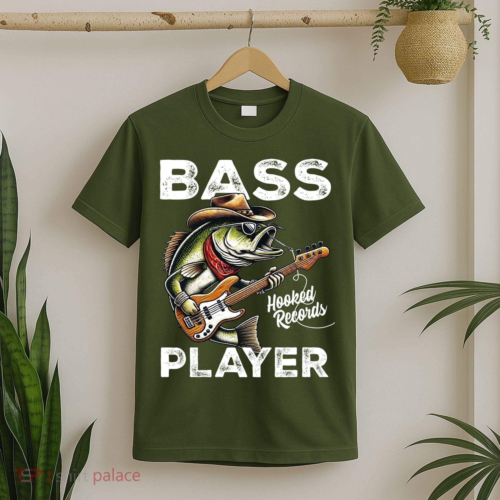 Bass Player Funny Fishing Catch Bass Fish T-Shirt