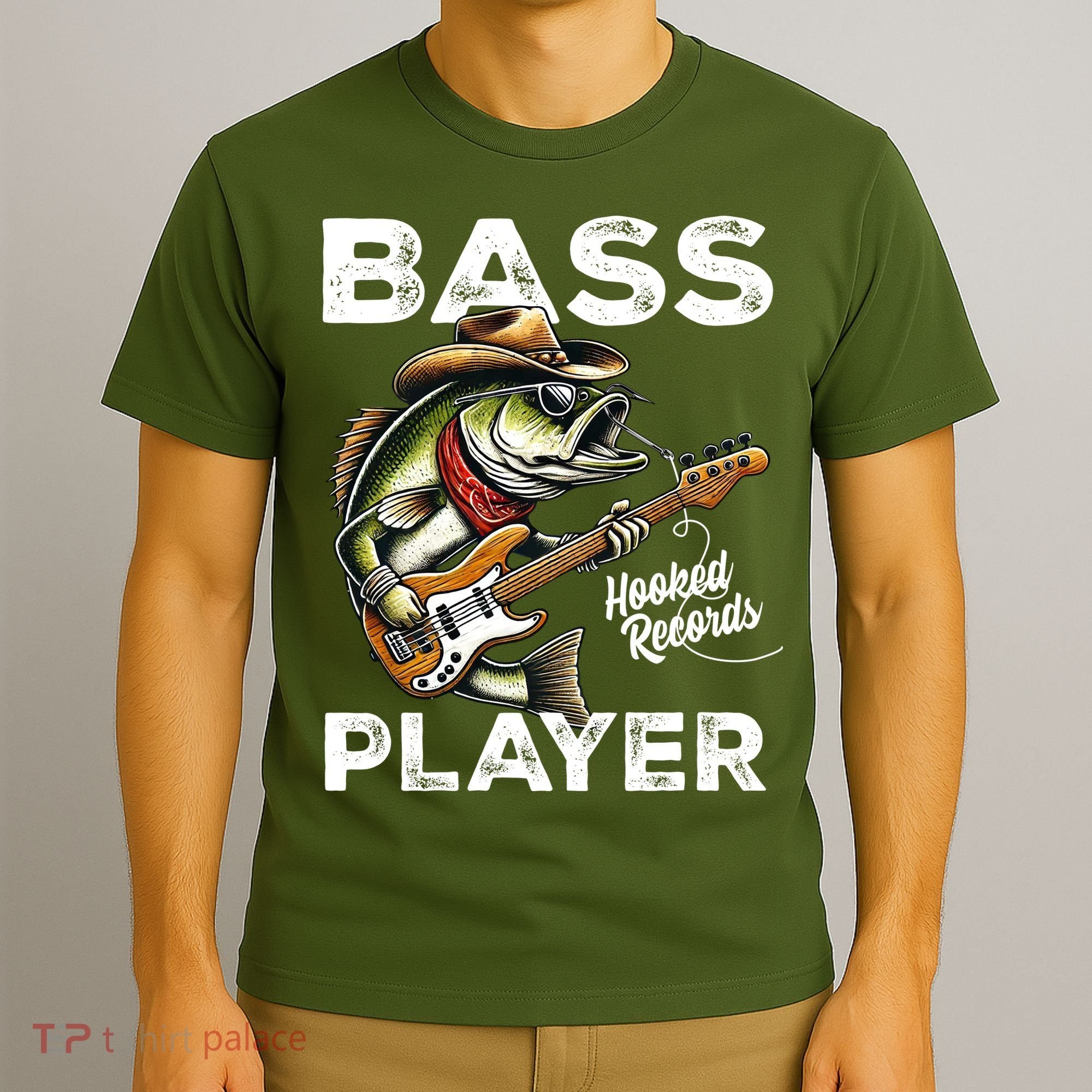 Bass Player Funny Fishing Catch Bass Fish T-Shirt