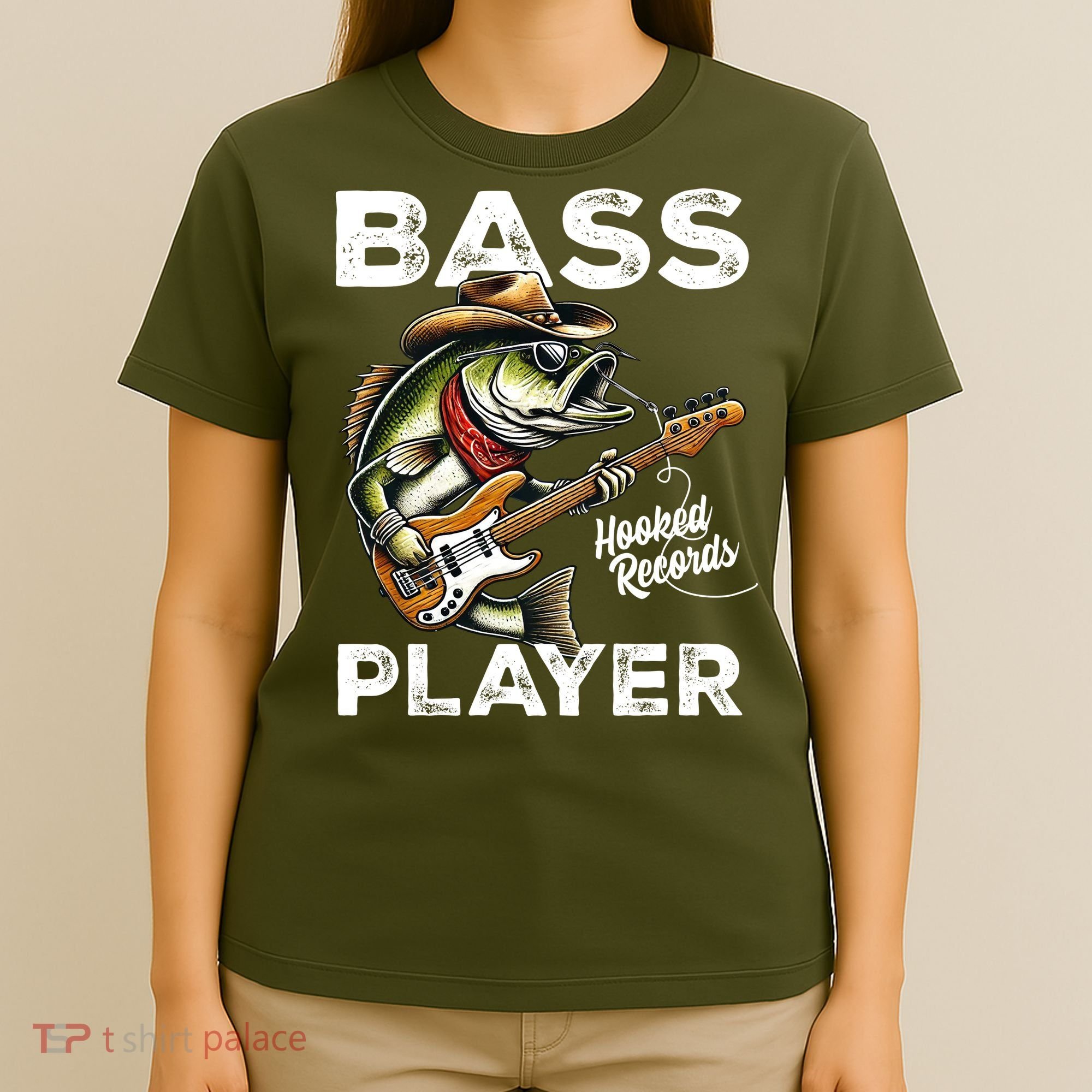 Bass Player Funny Fishing Catch Bass Fish T-Shirt