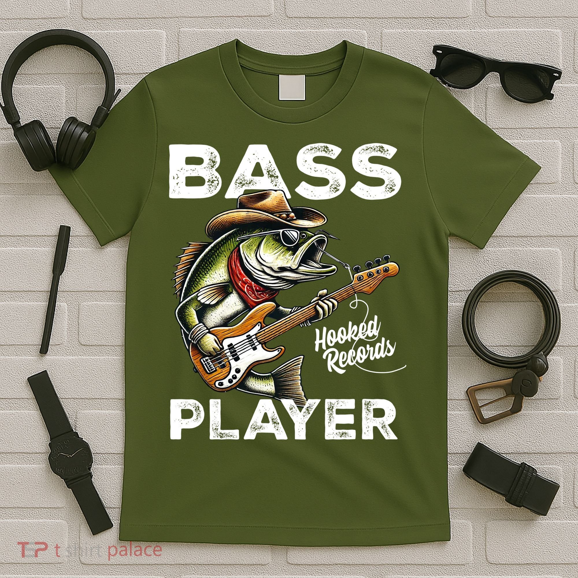Bass Player Funny Fishing Catch Bass Fish T-Shirt