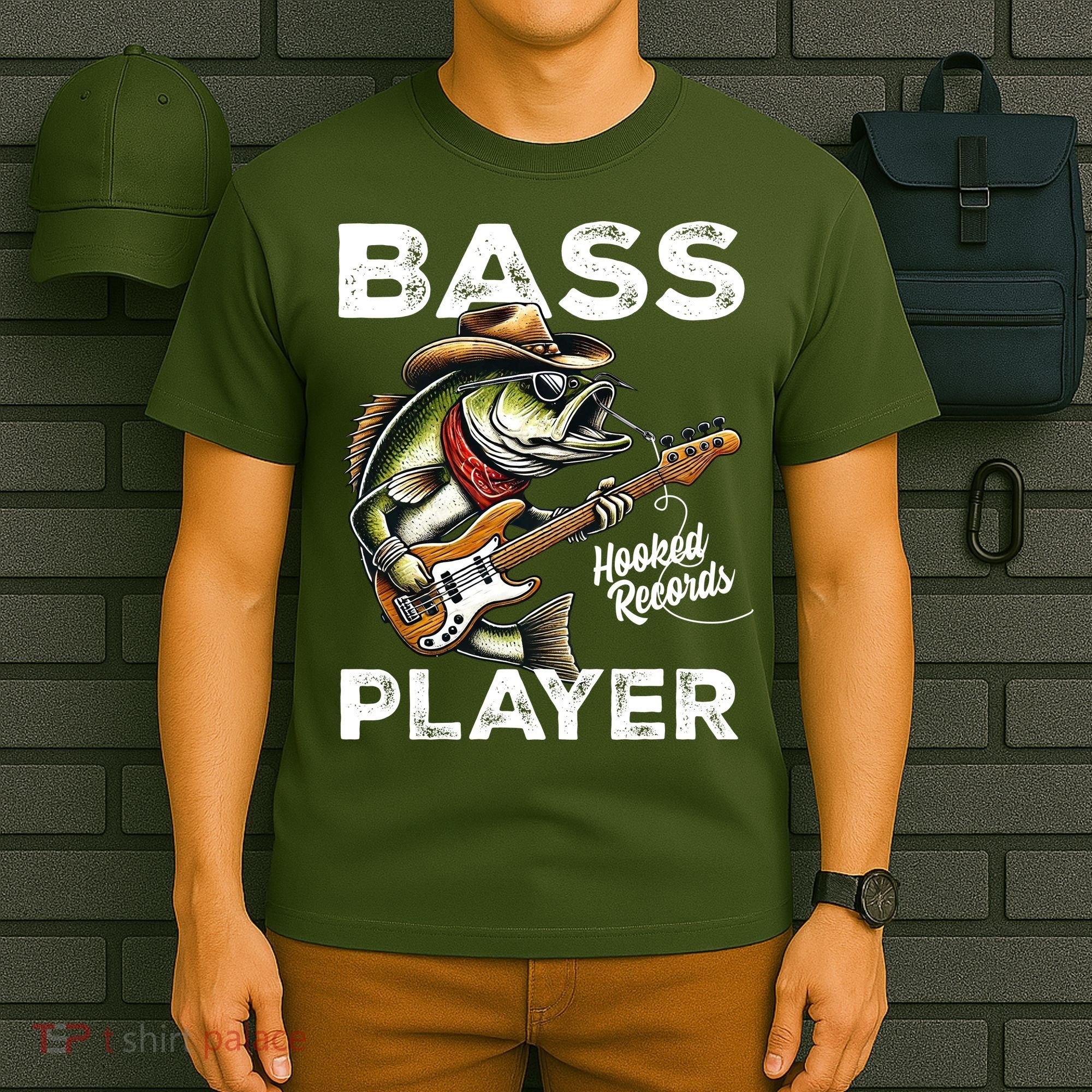 Bass Player Funny Fishing Catch Bass Fish T-Shirt