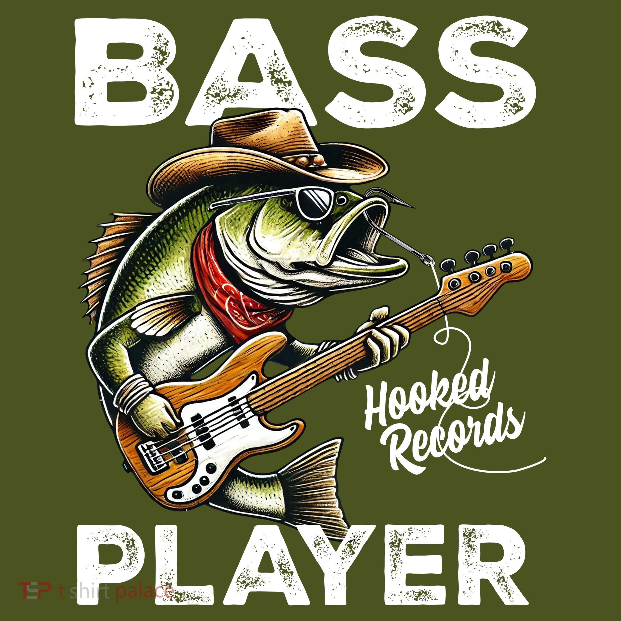 Bass Player Funny Fishing Catch Bass Fish T-Shirt