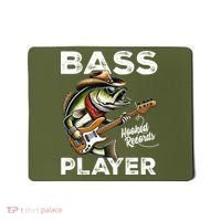 Bass Player Funny Fishing Catch Bass Fish Mousepad thumb 0