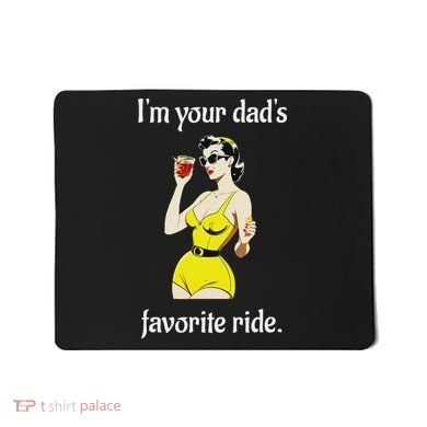 Bachelorette Party Funny Inappropriate Ride Mousepad