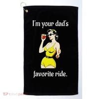 Bachelorette Party Funny Inappropriate Ride Golf Towel thumb 0