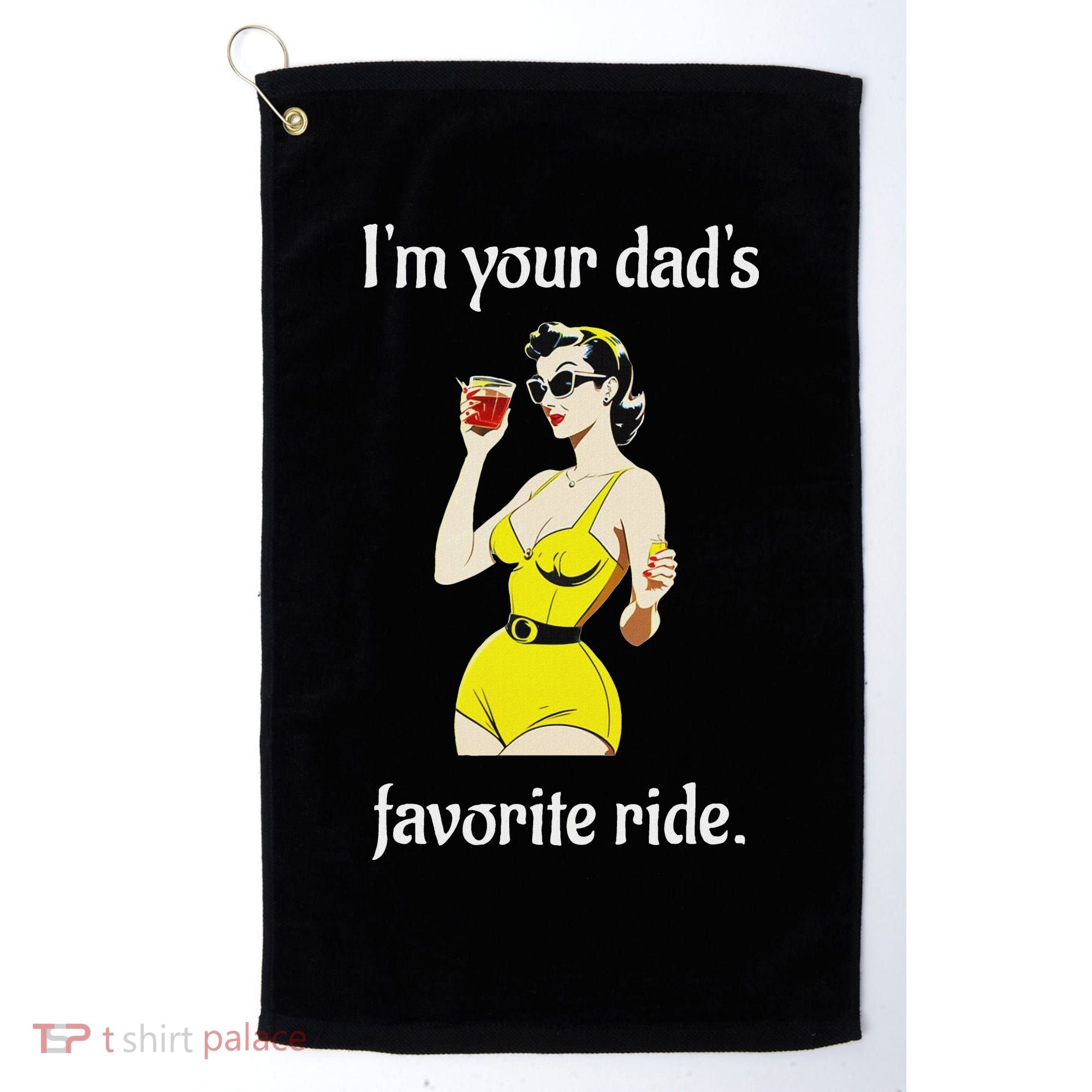 Bachelorette Party Funny Inappropriate Ride Golf Towel