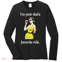 Bachelorette Party Funny Inappropriate Ride Women's Long Sleeve Shirt thumb 0