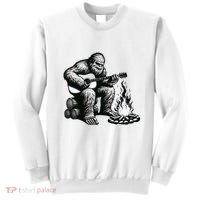 Bigfoot Playing Guitar Rock On Sasquatch Big Foot Sweatshirt thumb 0