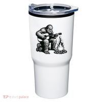 Bigfoot Playing Guitar Rock On Sasquatch Big Foot Tumbler thumb 0