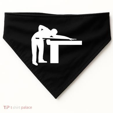 Billiards Player Gift USA-Made Doggie Bandana