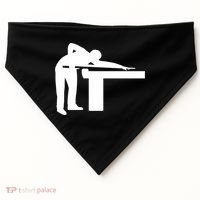 Billiards Player Gift USA-Made Doggie Bandana thumb 0