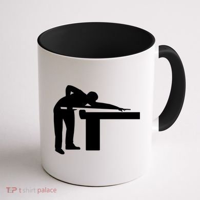 Billiards Player Gift Coffee Mug back