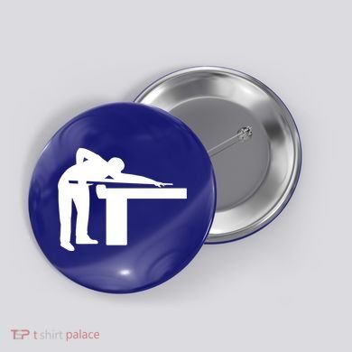 Billiards Player Gift Button