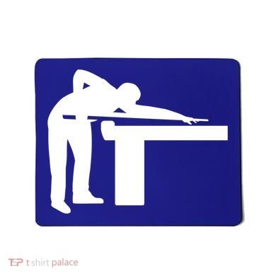 Billiards Player Gift Mousepad