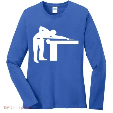 Billiards Player Gift Women's Long Sleeve Shirt