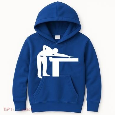 Billiards Player Gift Kids Hoodie