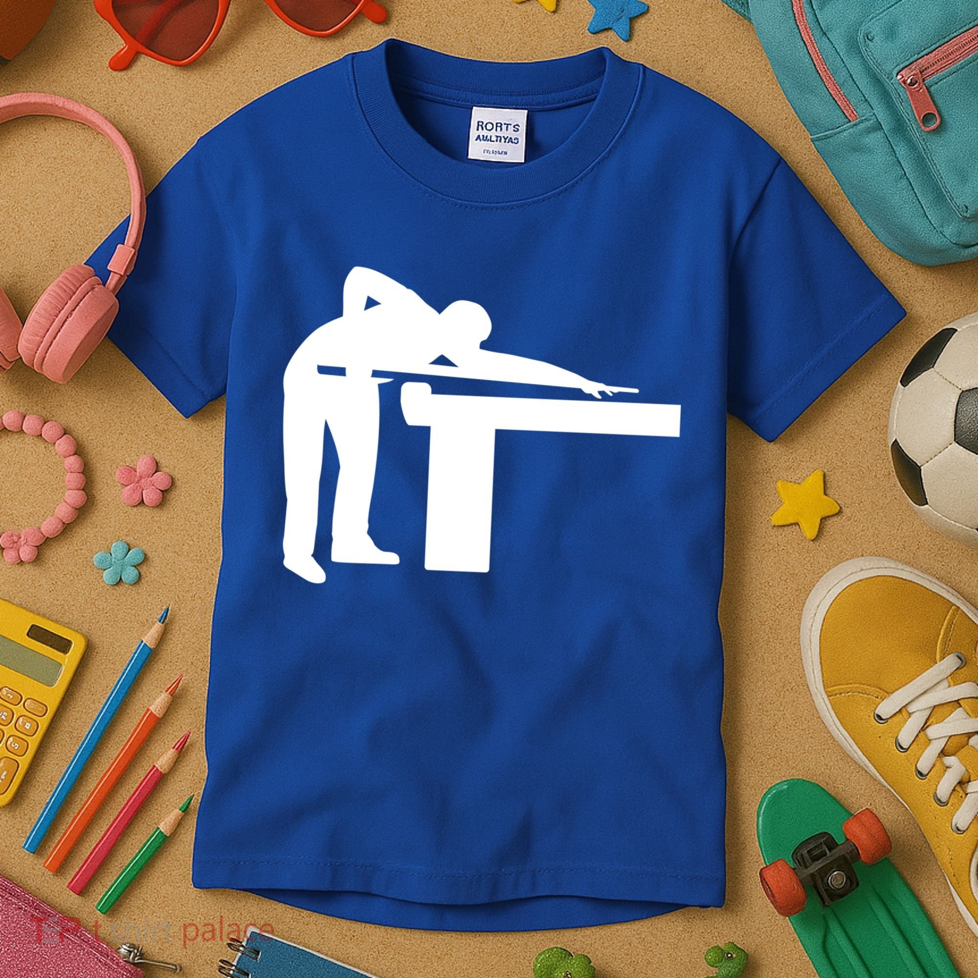 Billiards Player Gift Kids T-Shirt