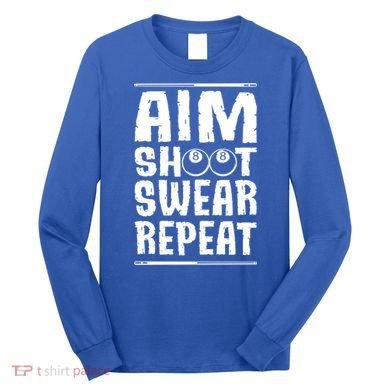 Billiards Pool Gift Long Sleeve Shirt