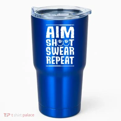 Billiards Pool Gift Tumbler