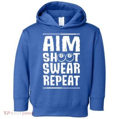 Billiards Pool Gift Toddler Hoodie