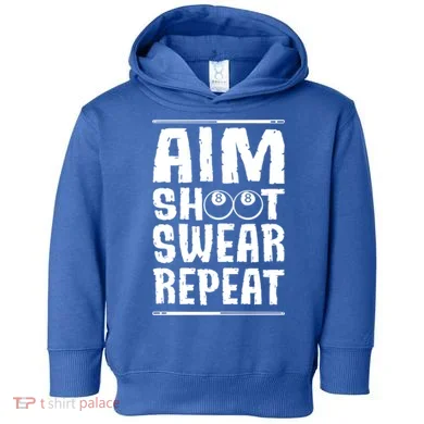 Billiards Pool Gift Toddler Hoodie
