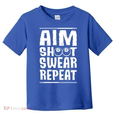 Billiards Pool Gift Toddler T-Shirt
