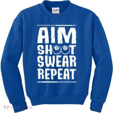 Billiards Pool Gift Kids Sweatshirt