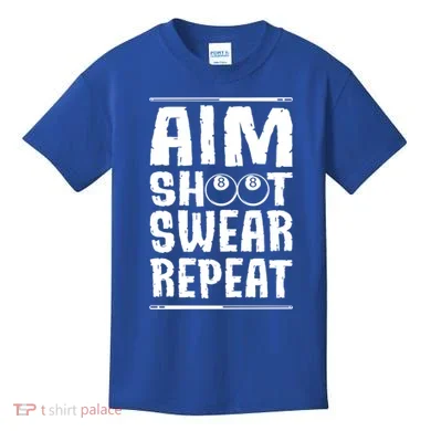 Billiards Pool Gift Kids T-Shirt