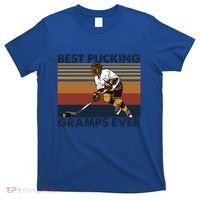 Best Pucking Gramps Ever Funny Hockey Grandpa Saying Gift T-Shirt thumb 0