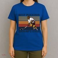 Best Pucking Gramps Ever Funny Hockey Grandpa Saying Gift T-Shirt thumb 4