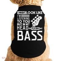 Bass Player Gift for Bass Guitar Player Bassist Doggie Tank thumb 0