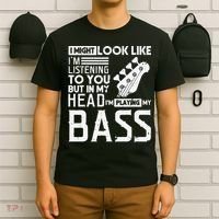 Bass Player Gift for Bass Guitar Player Bassist T-Shirt thumb 6