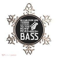 Bass Player Gift for Bass Guitar Player Bassist Ornament thumb 0