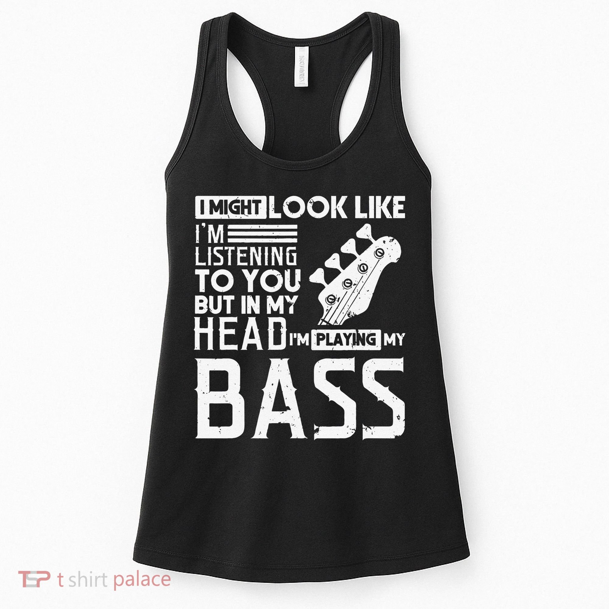 Bass Player Gift for Bass Guitar Player Bassist Women's Tank Top