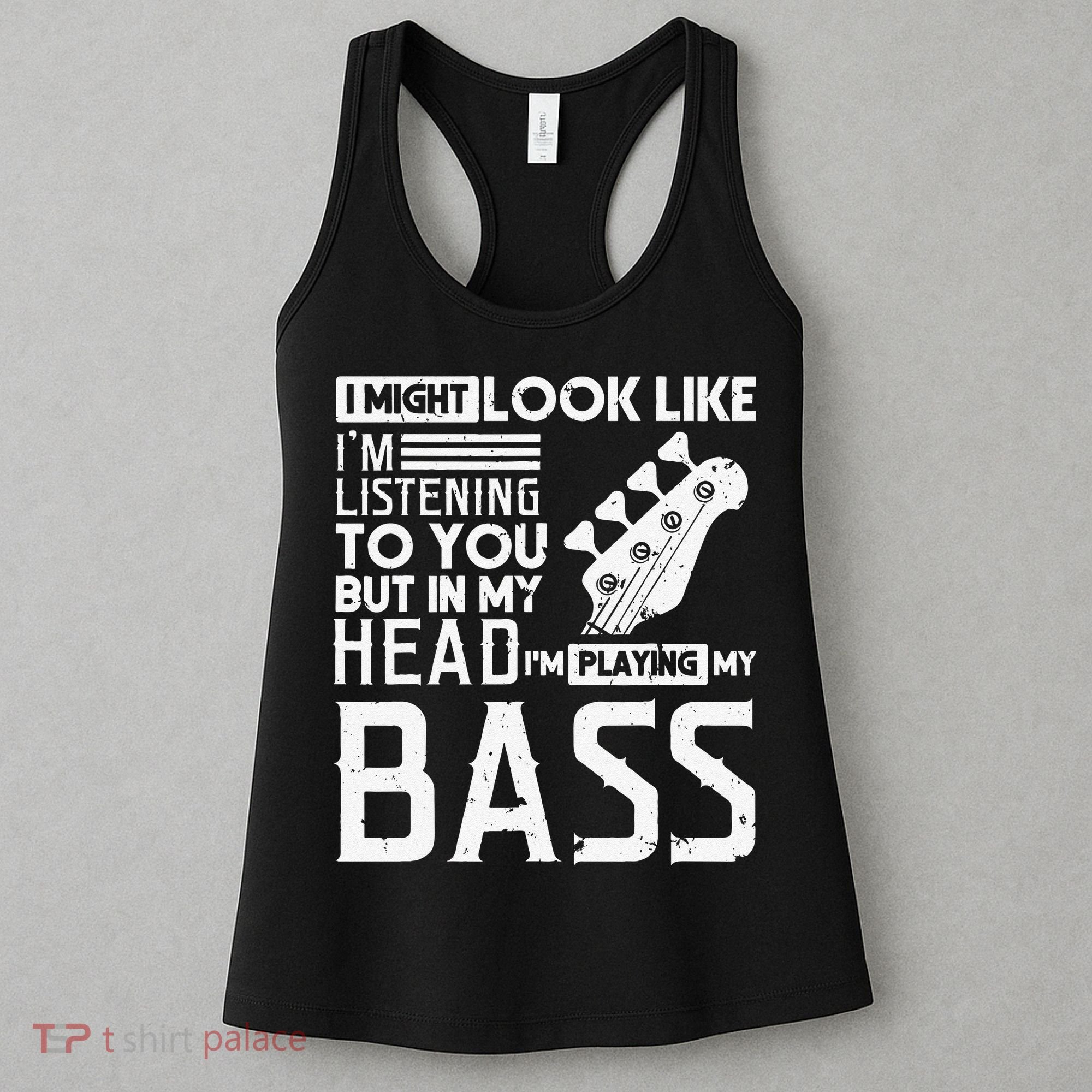 Bass Player Gift for Bass Guitar Player Bassist Women's Tank Top