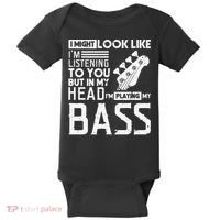 Bass Player Gift for Bass Guitar Player Bassist Baby Bodysuit thumb 0