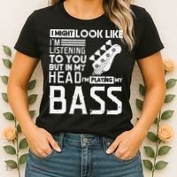 Bass Player Gift for Bass Guitar Player Bassist Women's T-Shirt thumb 2