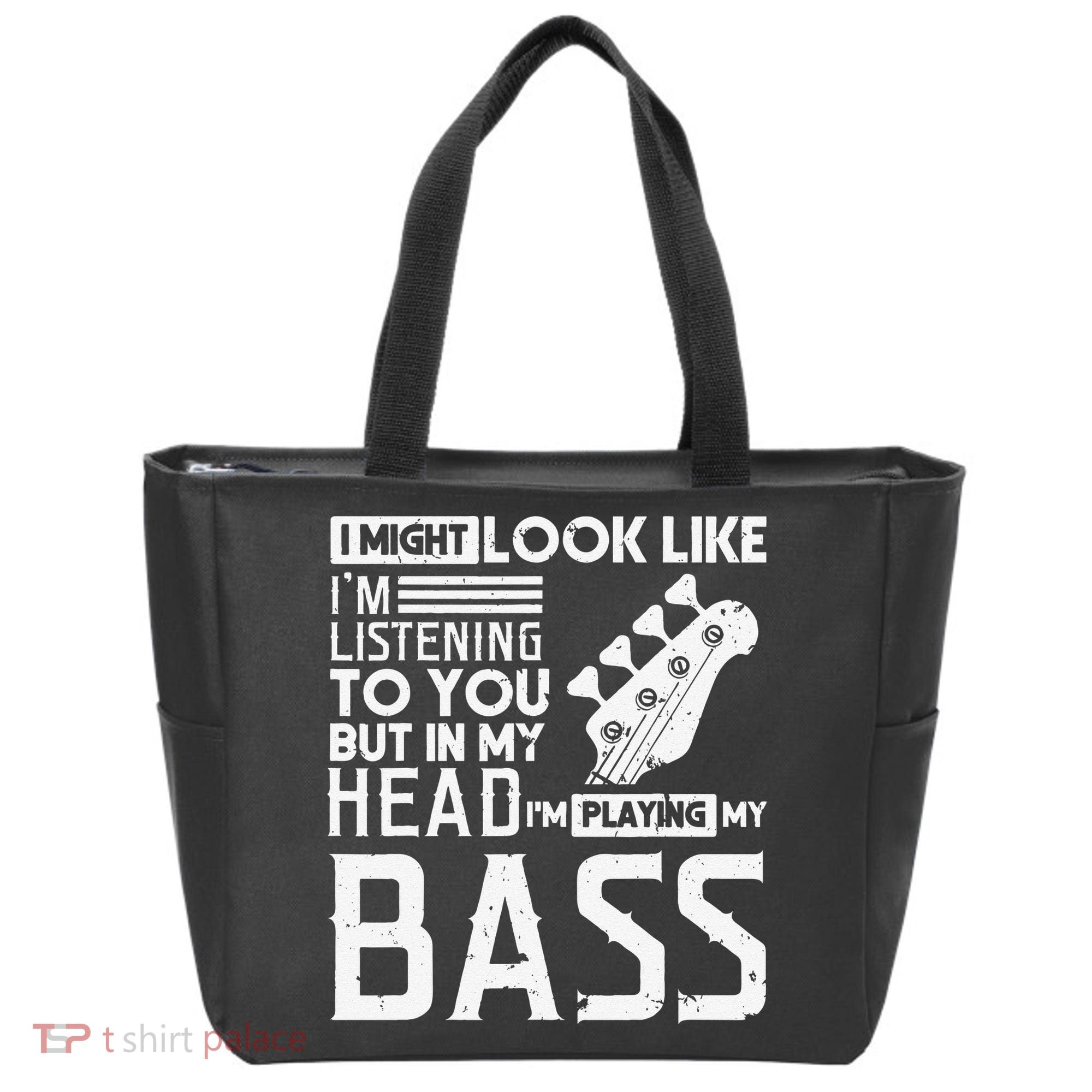 Bass Player Gift for Bass Guitar Player Bassist Tote Bag
