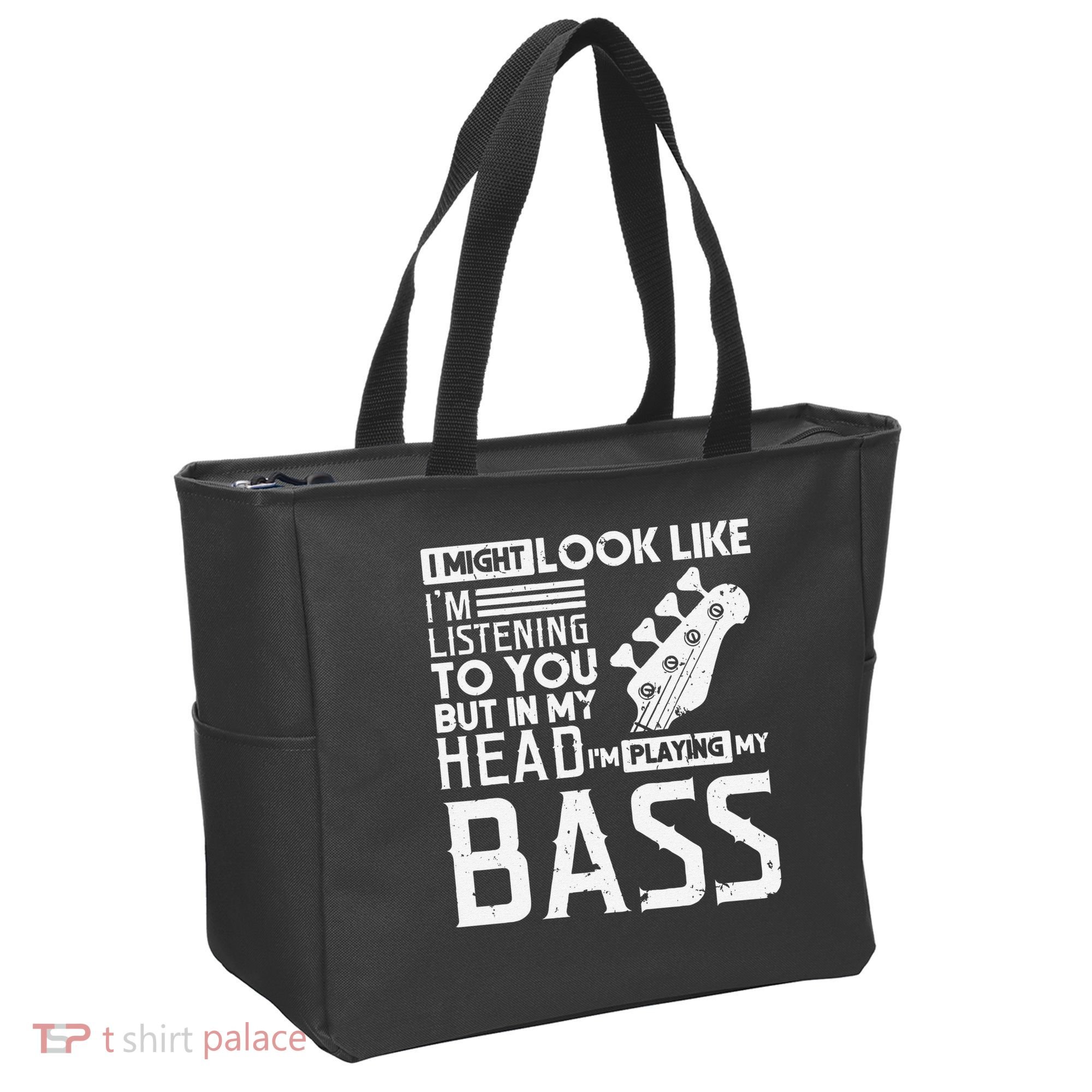 Bass Player Gift for Bass Guitar Player Bassist Tote Bag