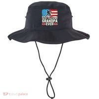 Best Pucking Grandpa Ever Gift Hockey Lover Gift Bucket Hat thumb 0