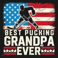 Best Pucking Grandpa Ever Gift Hockey Lover Gift Ornament thumb 1